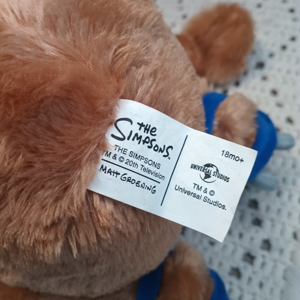 The Simpsons Universal Studios Mr Teeny Monkey Plush Chimp Stuffed Animal 12" - Picture 6 of 8